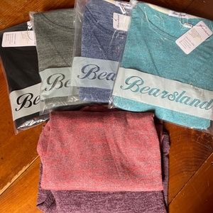 Bearsland long sleeve maternity nursing tops bundle